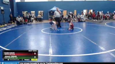 70 lbs Champ. Round 1 - Jonah Grimm, Hawk Wrestling Club vs Kash Davis, Shelley Mat Club