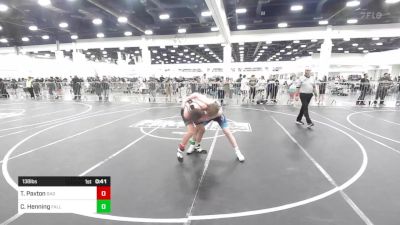 138 lbs Consi Of 16 #1 - Thomas Paxton, Bad Boys Wrestling vs Cache Henning, Falls Academy