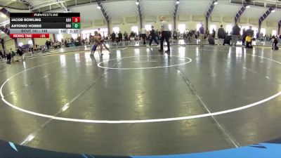 149 lbs Cons. Round 4 - Jacob Bowling, Glenville State University vs Antonio Hobbs, Unattached