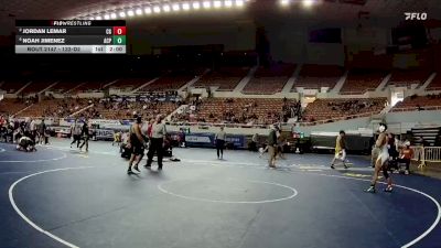 132-D2 Quarterfinal - Jordan Lemar, Cienega High School vs Noah Jimenez, Arizona College Prep