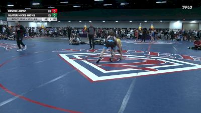 132 lbs 7th Place - Deven Lopez, CO vs Slater Hicks Hicks, CA