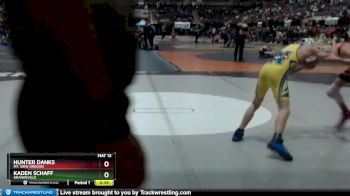 106 lbs Cons. Round 5 - Kaden Schaff, Grangeville vs Hunter Danks, Mt. View Oregon