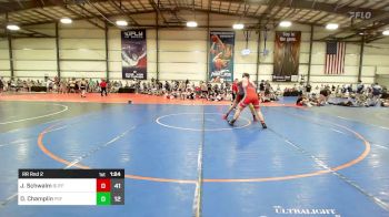 285 lbs Rr Rnd 2 - Jacob Schwalm, Buffalo Valley Wrestling Club - Black vs Drake Champlin, PSF