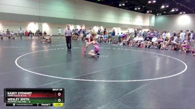 138 lbs Placement Matches (16 Team) - Kasey Stewart, Terre Haute Black vs Wesley Smith, Michiana Vice-Pink