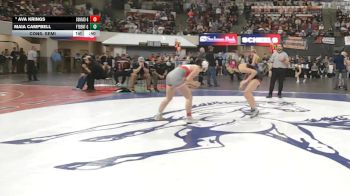 G - 125 lbs Cons. Semi - Maia Campbell, Fort Benton (Girls) vs Ava Krings, Conrad (Girls)