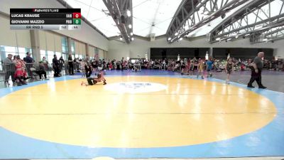 61 lbs Rr Rnd 5 - Lucas Krause, Fair Lawn Jr Wrestling vs Giovanni Mazzio, Pride ES