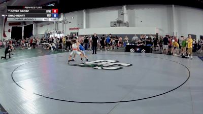 138 lbs Champ. Round 3 - Doyle Grosz, HVWC vs Shad Henry, West Virginia