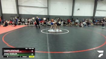 100-106 lbs Semifinal - David Wheeler, All-Phase Wrestling Club vs Zaiden Gonzalez, Victory Wrestling-Central WA