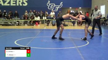 190 lbs 5th Place Match - Thaden Abbas, Southeast Polk vs Owen Jones, Broken Arrow