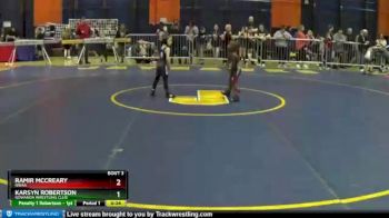 41 lbs Round 1 - Karsyn Robertson, Gowanda Wrestling Club vs Ramir McCreary, NWAA