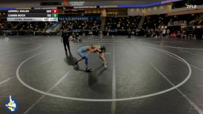 106 lbs Cons. Round 1 - Jarrell Walsh, Creighton Preparatory School vs Caden Bock, Freedom