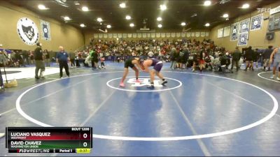 175 lbs Cons. Round 3 - Luciano Vasquez, Westmont vs David Chavez, Washington Union