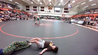 175 lbs Pool A - Dustin Calhoun, Pinedale vs Lucas Ramirez, Worland High School