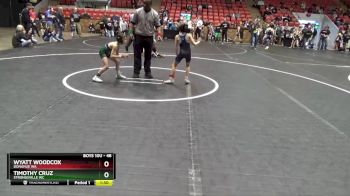 48 lbs Round 4 - Timothy Cruz, Strongsville WC vs Wyatt Woodcox, Donahue WA