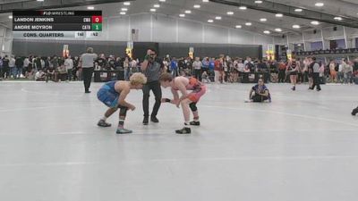 126 lbs Cons. Quarters - Landon Jenkins, Cardani Wrestling Academy vs Andre Moyron, Carrollton Thunder