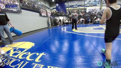 52 lbs Consi Of 4 - Brylen Buckner, Weatherford Youth Wrestling vs Joshua Brunson, Noble Takedown Club