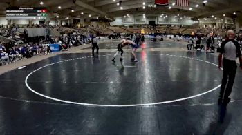 126 lbs Placement (4 Team) - Hudson Salvaggio, Christian Brothers High School vs Brandon Buck, Father Ryan High School