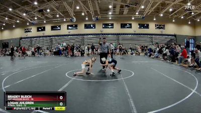 72 lbs Round 2 (4 Team) - Bradey Bleich, Mat Assassins Black vs Logan Ahlgren, PitBull Terps