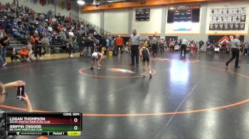 57 lbs Cons. Semi - Griffin Osgood, Big Game Wrestling Club vs Logan Thompson, Solon Spartan Wrestling Club