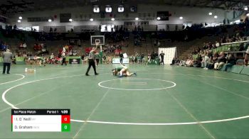 145 lbs 1st Place Match - Ike O`Neill, Westfield vs Dillon Graham, Indianapolis Cathedral