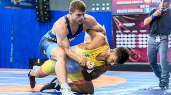 97 kg Semifinal - Igor Fernando Alves De Queiroz, Brazil vs Braxton James Amos, United States