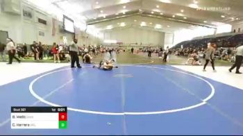 126 lbs Consi Of 8 #1 - Brennan Wells, Sonora vs Christian Herrera, Driller WC