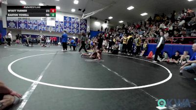 58-61 lbs Rr Rnd 5 - Wyatt Turner, Chandler Takedown Club vs Easton Yowell, Perry Wrestling Academy