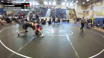 157 lbs Champ Round 1 (16 Team) - Cole Manning, Wakulla WC vs Luis Fernandez-Medina, The Outsiders
