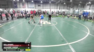 90 lbs Champ. Round 2 - Nathaniel Lanoue, Caliber Wrestling Academy vs Will Hughes, Roundtree Wrestling Academy