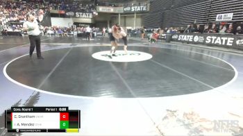 2A 132 lbs Cons. Round 1 - Alexander Mendez, Othello vs Caleb Grantham, Enumclaw