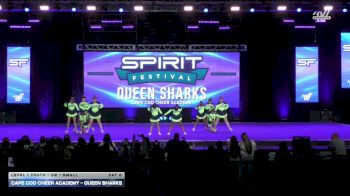 Cape Cod Cheer Academy - Queen Sharks [2026 L1 Youth - D2 - Small Day 2] 2026 Spirit Fest Grand Nationals