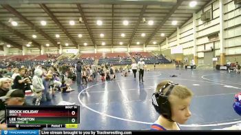 49 lbs Quarters & Wb (16 Team) - Lee Thorton, Utah Green vs Brock Holiday, Stout