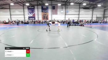 113 lbs Consi Of 8 #1 - Colton Wade, PA vs Johnny Green, OH