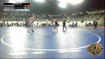 140 lbs 3rd Place - Rico Guevara, Elgin Wrestling vs Darren Lane, Noble Takedown Club