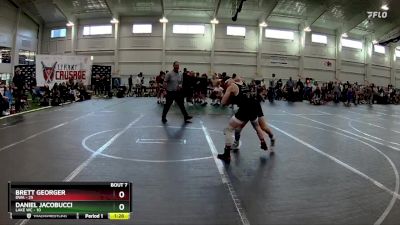 100 lbs Round 2 (10 Team) - Brett Georger, DWA vs Daniel Jacobucci, Lake WC