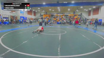 113 lbs 7th Place Match - Nolan Montelongo, Norte Vista vs Uriah Cruz, La Mirada