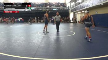 165 lbs Cons. Round 4 - Robbie Rael, Lemoore College vs Nathan Castellanos, Cerritos College
