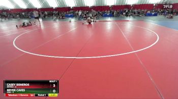 120 lbs Round 1 (6 Team) - Casey Sisneros, Bemidji vs Bryer Caves, Lodi