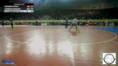 175 lbs Round Of 128 - Bladden Pappan, Ponca City vs Cameron Bougher, Mannford Pirate Youth Wrestling