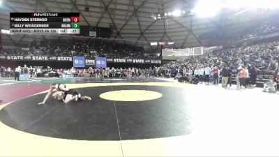 Boys 4A 126 lbs Cons. Round 2 - Billy Weisgerber, Mead vs Hayden Sternod, South Kitsap