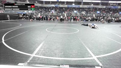 105.6-114.9 lbs Consi Of 8 #1 - Arianna Weigel, Russell Wrestling Club vs Brinnley Morris, Jr Kaws