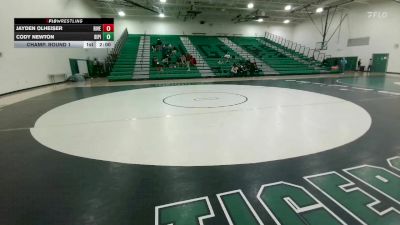 132 lbs Champ. Round 1 - Jayden Olheiser, Riverton vs Cody Newton, Big Piney