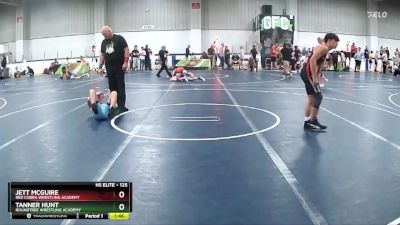 125 lbs Cons. Round 2 - Tanner Hunt, Roundtree Wrestling Academy vs Jett McGuire, Red Cobra Wrestling Academy