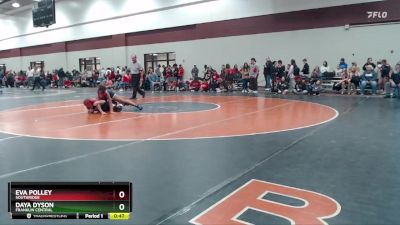 130 lbs Cons. Round 3 - Daya Dyson, Franklin Central vs Eva Polley, Southridge