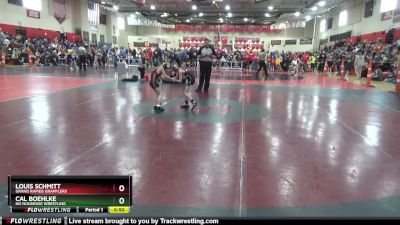 45 lbs Round 2 - Cal Boehlke, No Nonsense Wrestling vs Louis Schmitt, Grand Rapids Grapplers