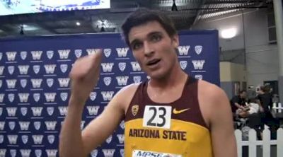 Brian Pierre coming out of nowhere to win 5k at 2012 MPSF Indoor Championships