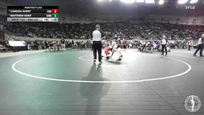 B3A-126 lbs Quarterfinal - Matthew Hunt, Comanche vs Carson Avery, Perry