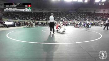 B3A-126 lbs Quarterfinal - Matthew Hunt, Comanche vs Carson Avery, Perry