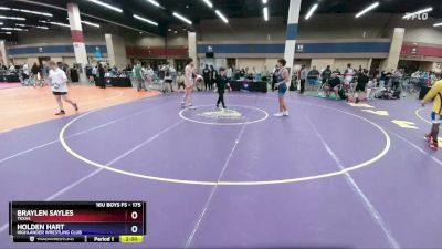 175 lbs Semifinal - Braylen Sayles, Texas vs Holden Hart, Highlander Wrestling Club