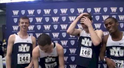 BYU men after 9:29 NCAA auto at 2012 MPSF Indoor Championships